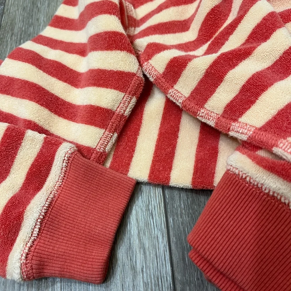 Hanna Andersson Striped Loop Terry Crewneck